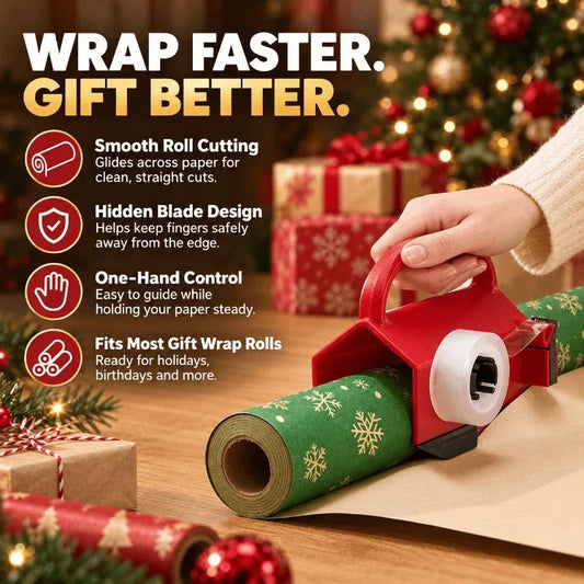 2-in-1 Wrapping Paper Cutter